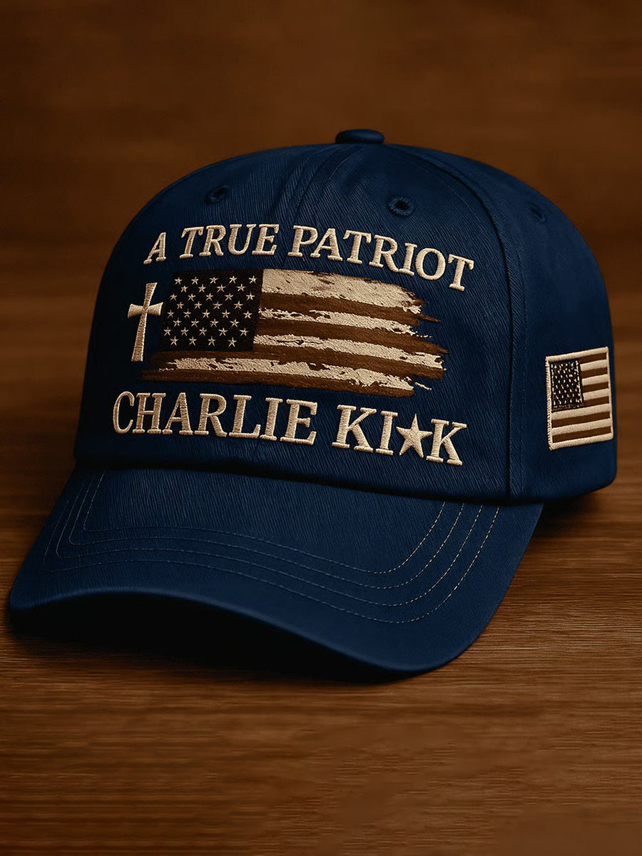 A Ture Patriot Charlie Kirk Hat
