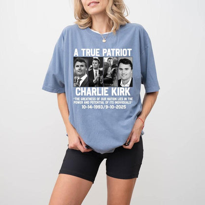 A True Patriot Charlie Kirk Shirt