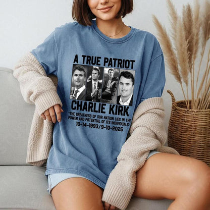 A True Patriot Charlie Kirk Shirt