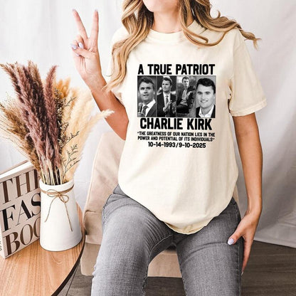 A True Patriot Charlie Kirk Shirt
