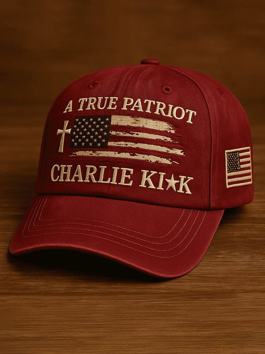A Ture Patriot Charlie Kirk Hat