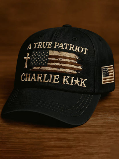 A Ture Patriot Charlie Kirk Hat